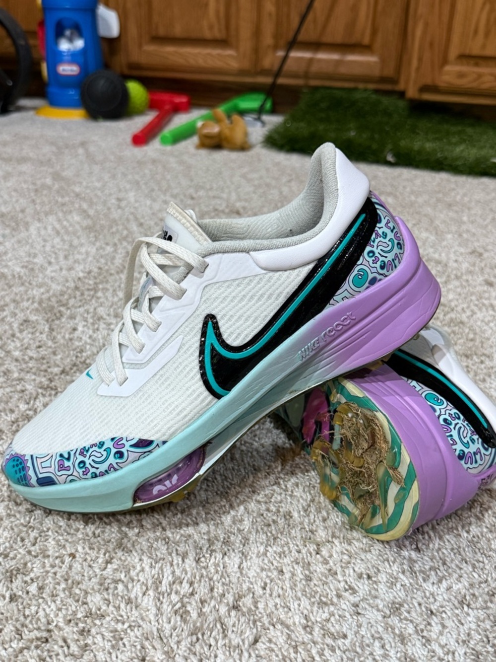 Nike NEXT % Tour Men’s Size 9.5 NRG The Open “Live to Play” Golf Shoes